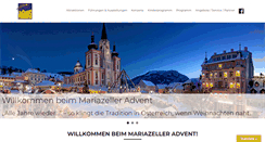 Desktop Screenshot of mariazeller-advent.at
